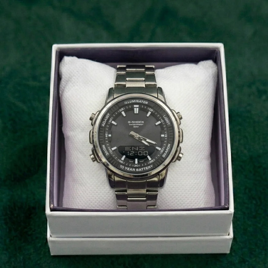 Urban Chrono Shock Digital Elite – Silver Steel Edition