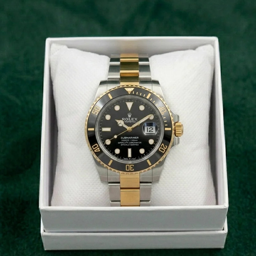 Rolie Golden Twin Time – Silver & Golden Men's Watch