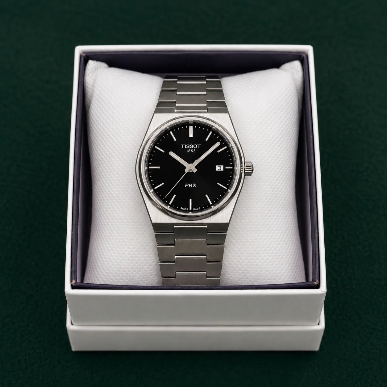 Prestige PRX Elite Black Steel Watch