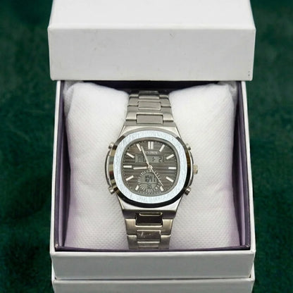 Bestwin Chrono Digital Elite – Silver Steel Edition