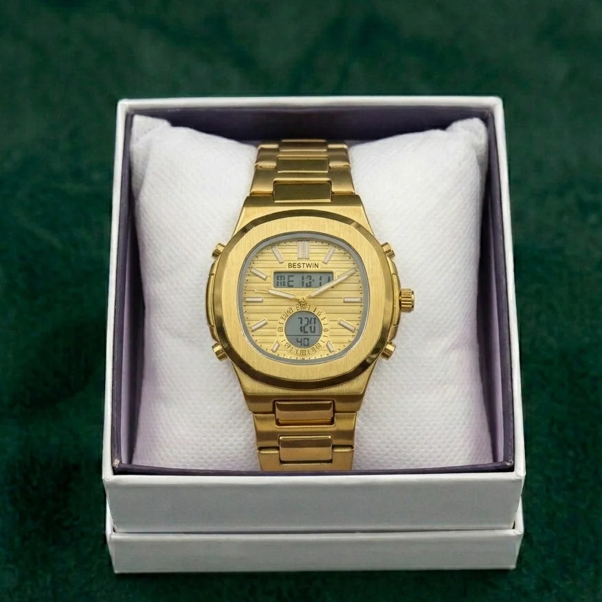 Bestwin Chrono Digital Elite – Full Gold Edition