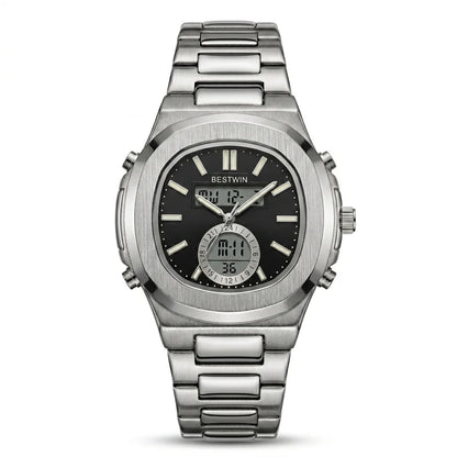 Bestwin Chrono Digital Elite – Silver Steel Edition