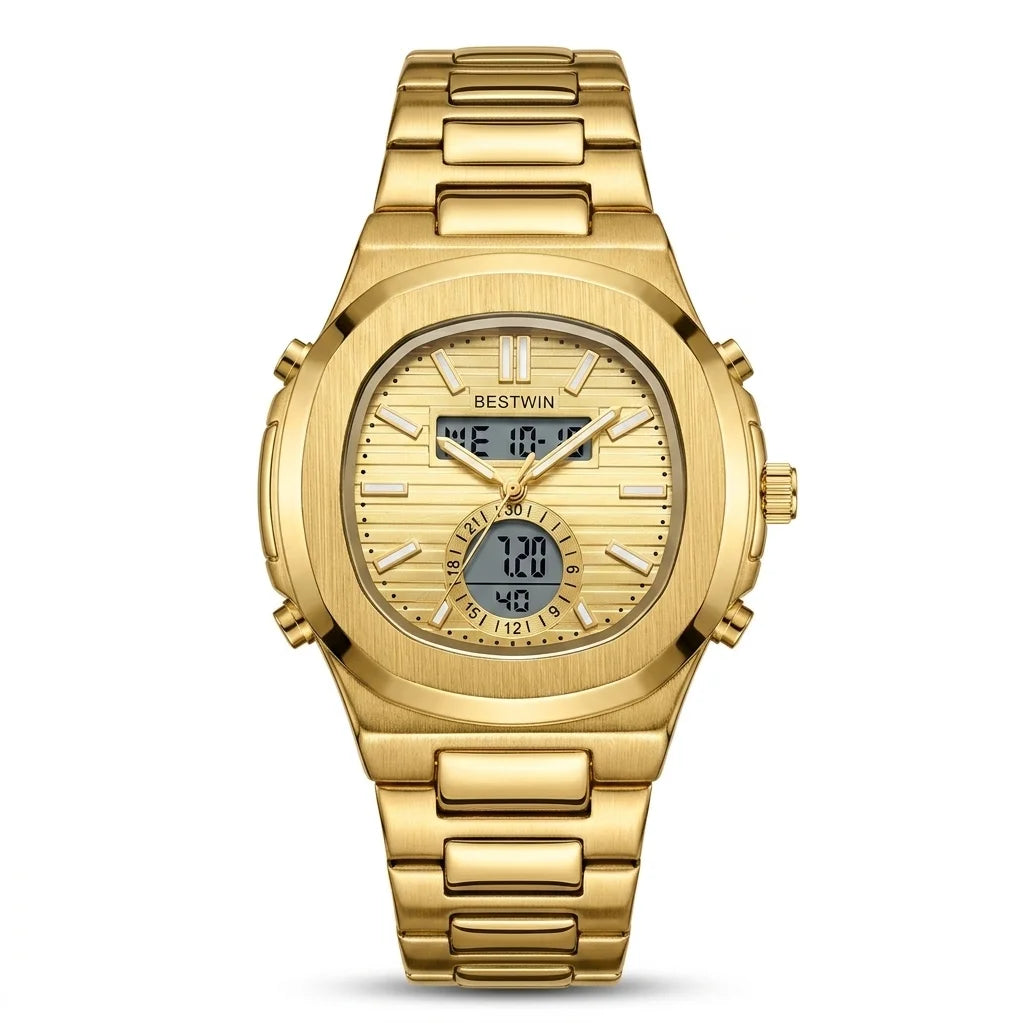 Bestwin Chrono Digital Elite – Full Gold Edition