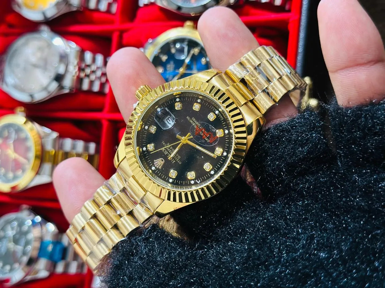 🖤 Black Lover – Rolex Watch| Waterproof | Stainless Steel | Prime Tick