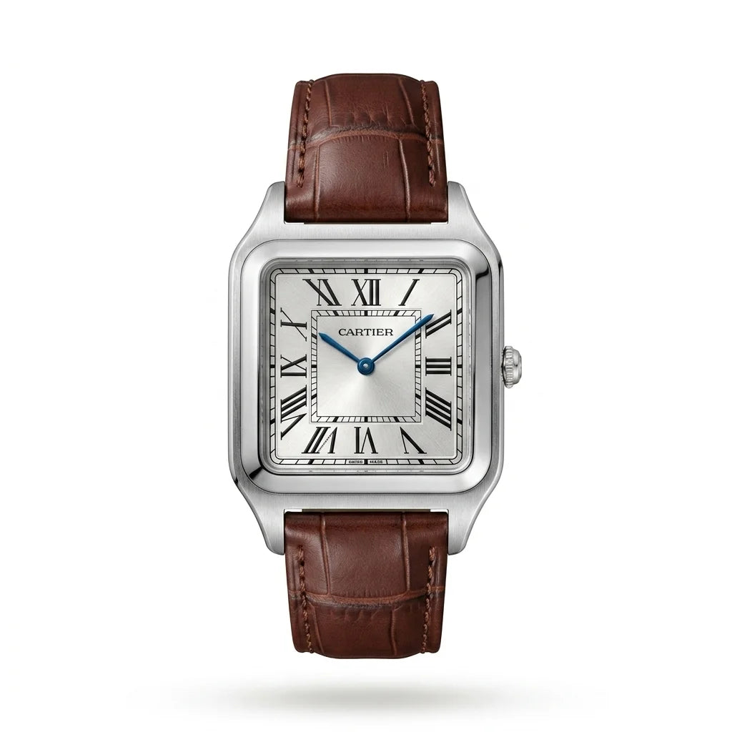 Aero Classic Silver– Leather Strap Men's Watch