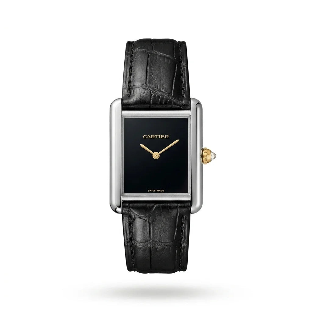 Heritage Silver Noir Black Edition– Leather Strap Men's Watch
