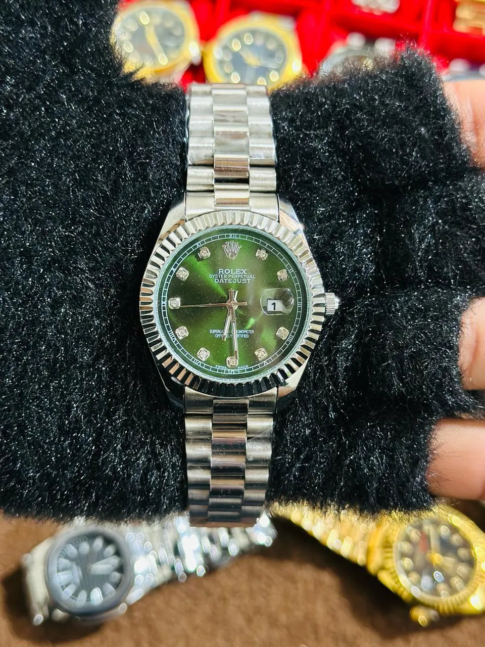 💚 Green Lover – Rolex Watch | Waterproof | Stainless Steel | Prime Tick
