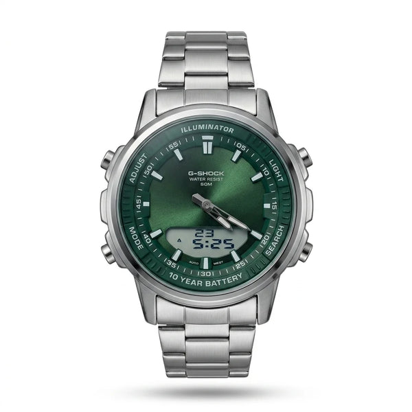 Urban Chrono Shock Digital Elite – Silver Steel Green Dial Edition