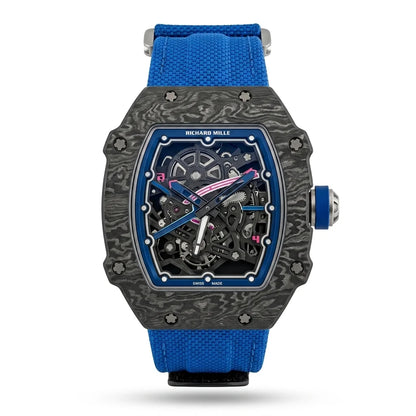 Phantom Carbon Blue Automatic Watch – Men’s Edition