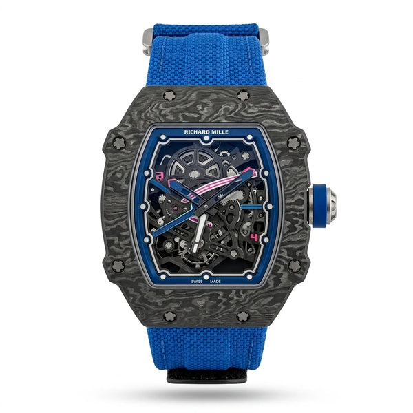 Phantom Carbon Blue Automatic Watch – Men’s Edition