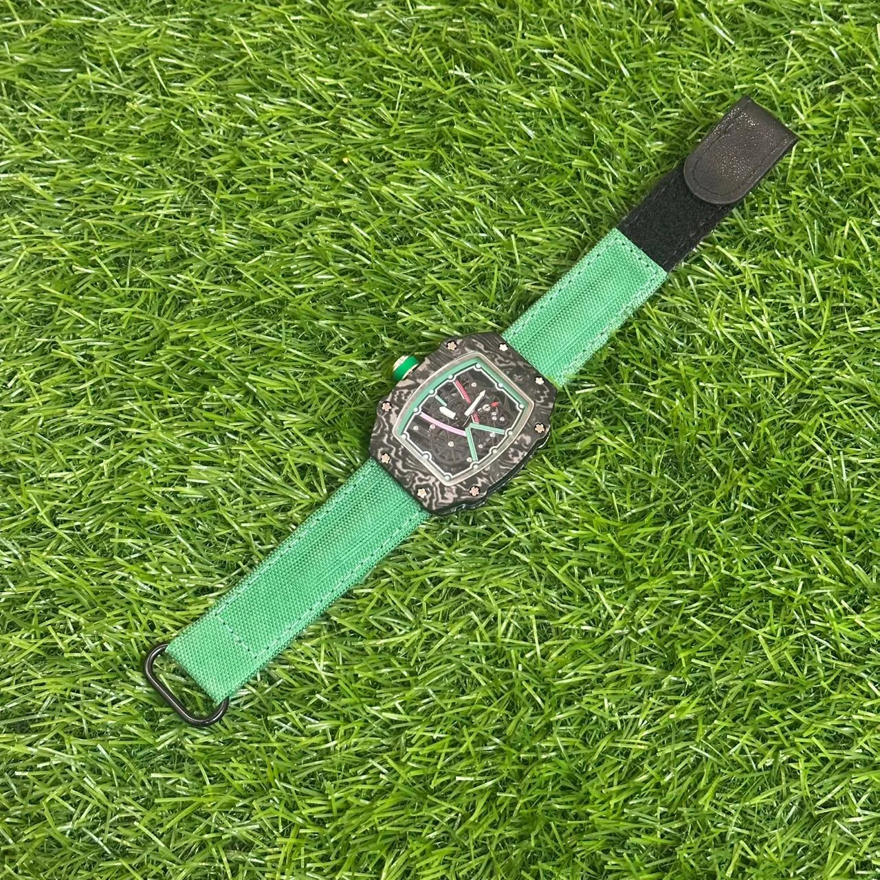 Phantom Carbon Green Automatic Watch – Men’s Edition