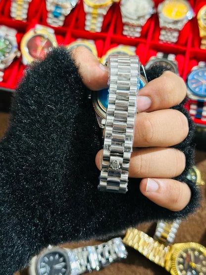 🖤 Silver + Black Dial (Bezel Cut) | Waterproof | Stainless Steel | Prime Tick