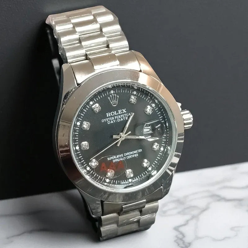 🖤 Silver +Black | Stainless Steel | Water Proof | Prime Tick