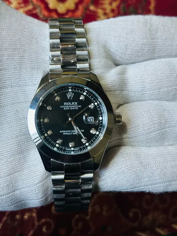 🖤 Silver +Black | Stainless Steel | Water Proof | Prime Tick