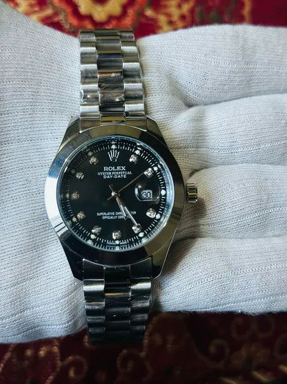 🖤 Silver +Black | Stainless Steel | Water Proof | Prime Tick