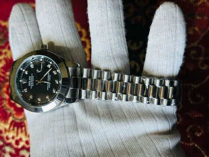 🖤 Silver +Black | Stainless Steel | Water Proof | Prime Tick