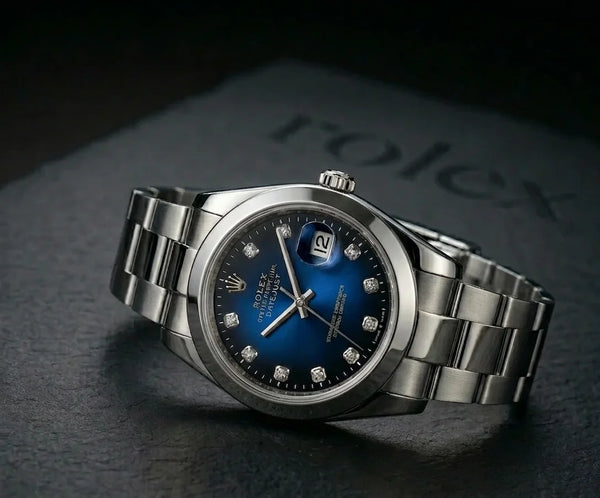Royal Black Sapphire Prime– Silver Men's Watch