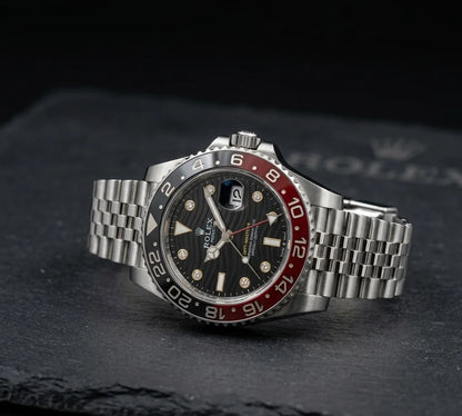 Rolex Twin Time – Silver Men's Watch