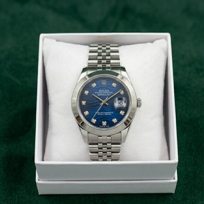 Royal Black Sapphire Prime– Silver Men's Watch