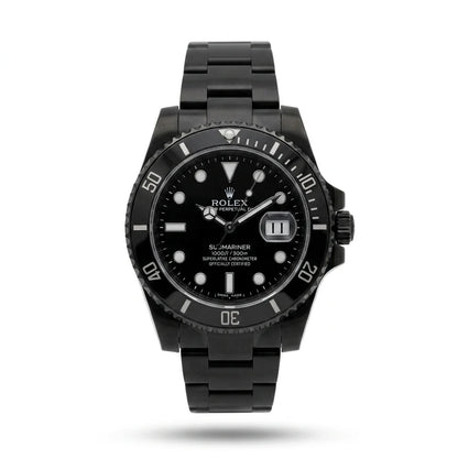Rolex Twin Time – Black Men's Watch