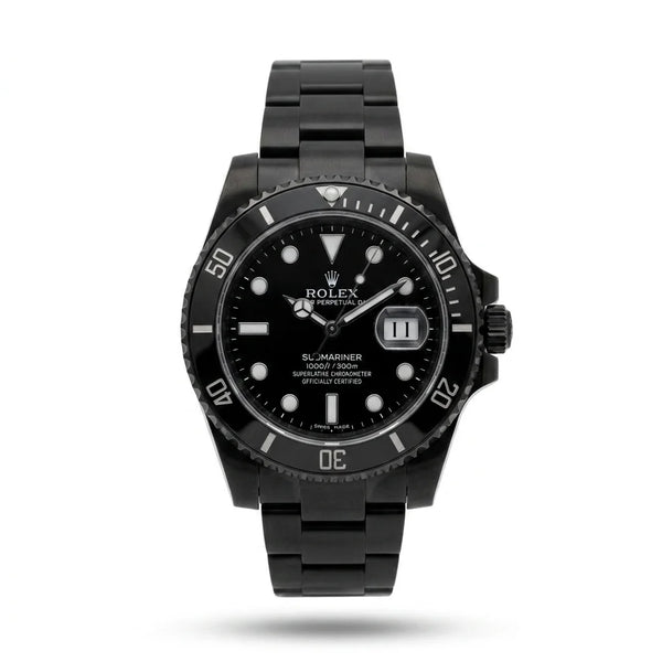 Rolex Twin Time – Black Men's Watch