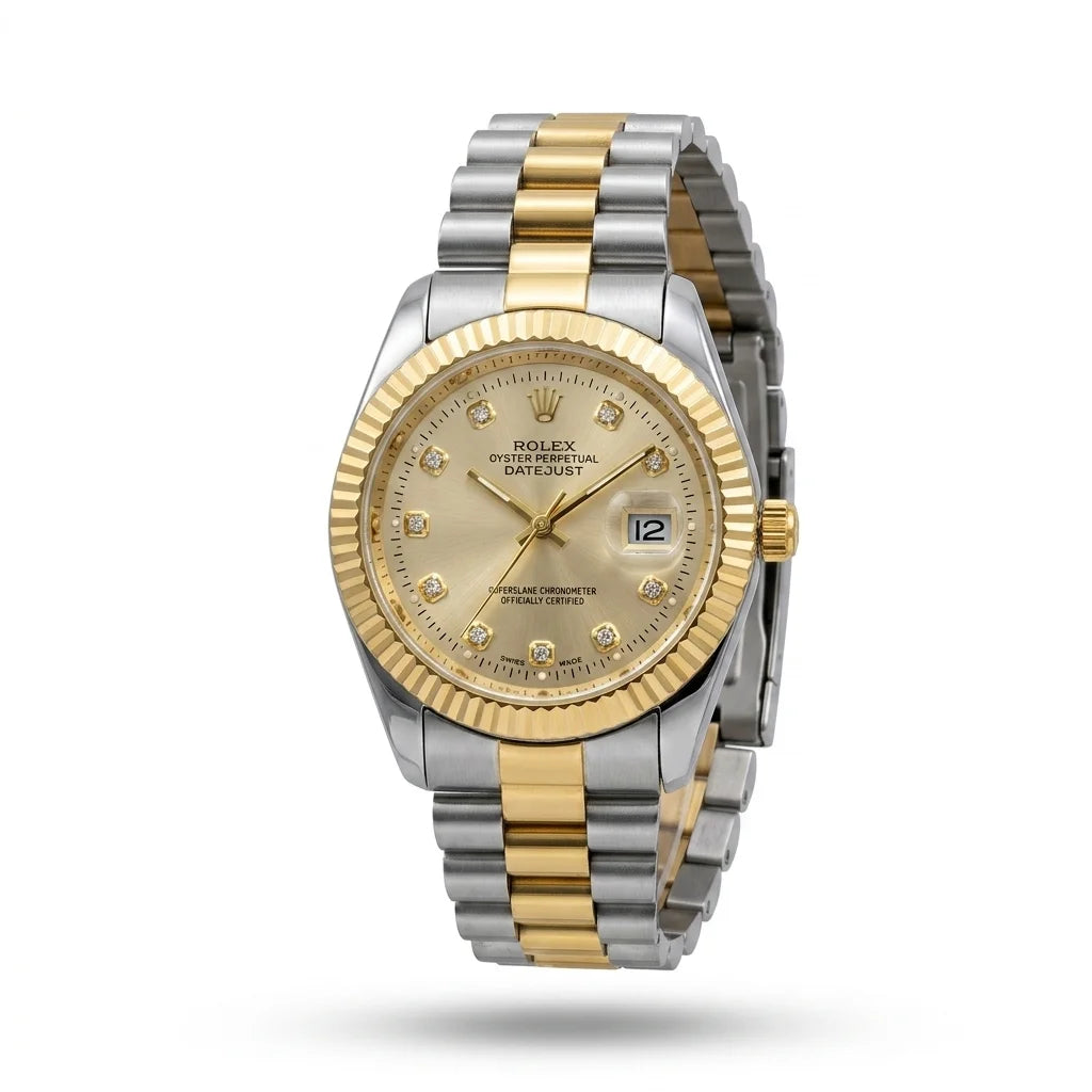 Royal Golden Prime– Silver & Golden Men's Watch