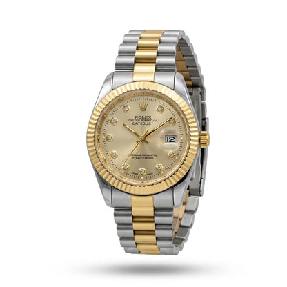 Royal Golden Prime– Silver & Golden Men's Watch