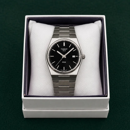 Prestige PRX Elite Black Steel Watch
