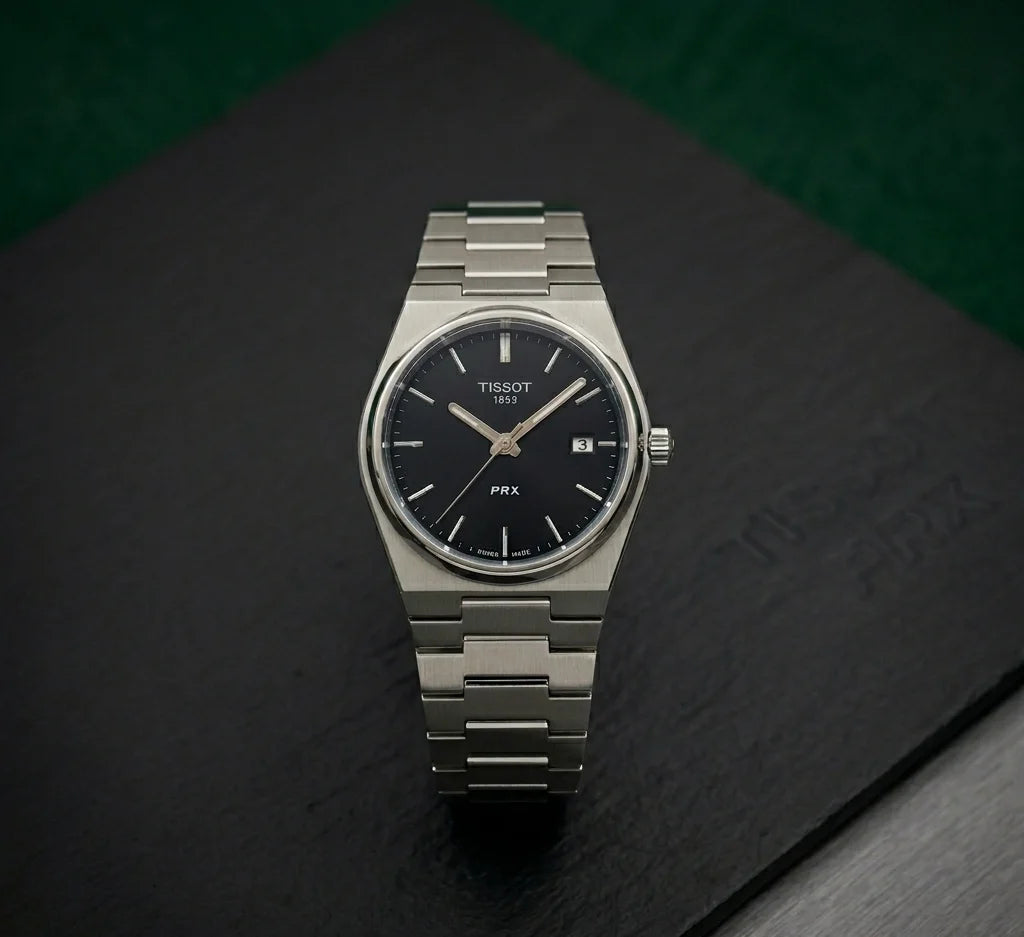 Prestige PRX Elite Black Steel Watch
