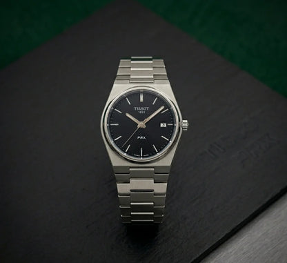 Prestige PRX Elite Black Steel Watch
