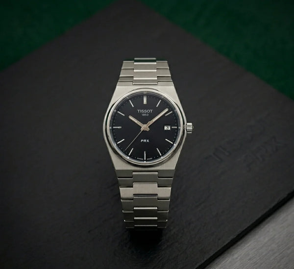 Prestige PRX Elite Black Steel Watch